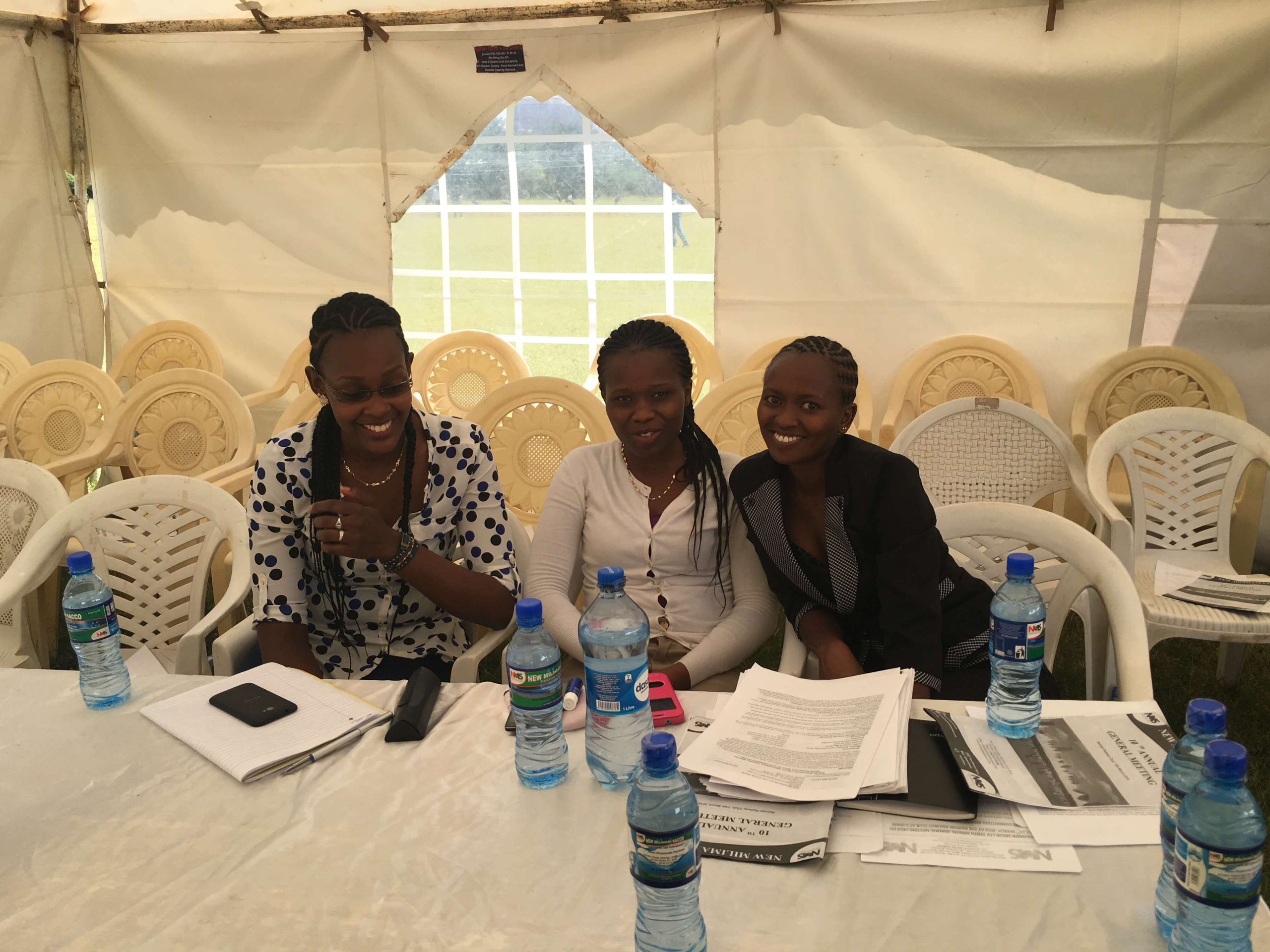 New Milimani Sacco team at work